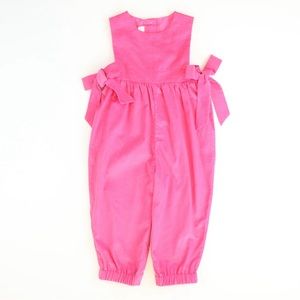 Classic Corduroy Romper - Fuschia - 24M/2T